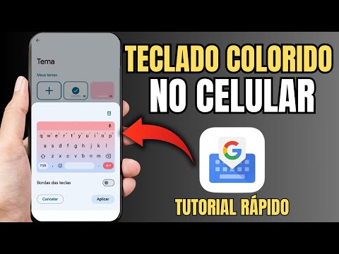 COMO ALTERAR A COR DO TECLADO NO ANDROID