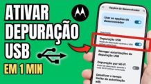 COMO ATIVAR DEPURAÇÃO USB NO CELULAR MOTOROLA