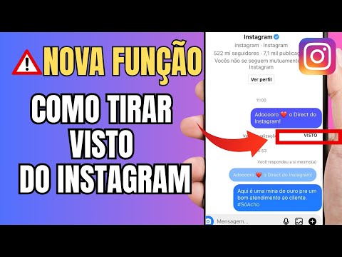 COMO VER MENSAGEM NO INSTAGRAM E NÃO APARECER VISUALIZADA