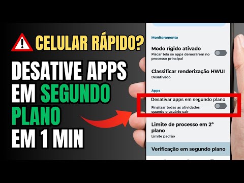 COMO DESATIVAR APLICATIVOS EM SEGUNDO PLANO