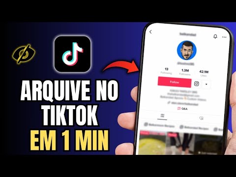 COMO ARQUIVAR VÍDEO NO TIKTOK