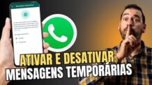 COMO ATIVAR MENSAGEM TEMPORARIA NO WHATSAPP