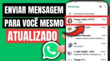 COMO ENVIAR MENSAGEM PARA MIM MESMO NO WHATSAPP