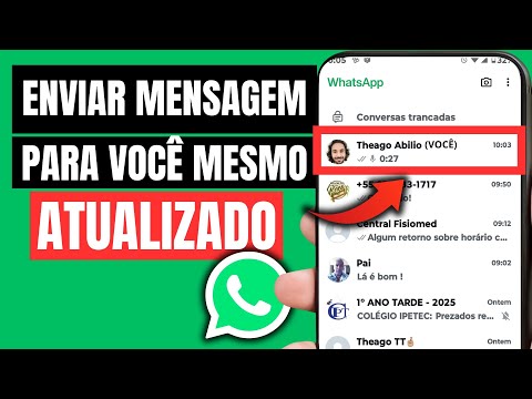 COMO ENVIAR MENSAGEM PARA MIM MESMO NO WHATSAPP