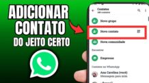 COMO ADICIONAR UM NÚMERO NO WHATSAPP