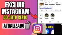 COMO APAGAR A CONTA DO INSTAGRAM