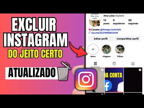 COMO APAGAR A CONTA DO INSTAGRAM