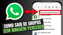 COMO SAIR DE UM GRUPO NO WHATSAPP E NINGUEM SABER