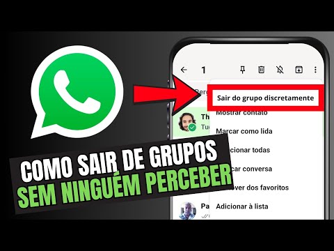 COMO SAIR DE UM GRUPO NO WHATSAPP E NINGUEM SABER