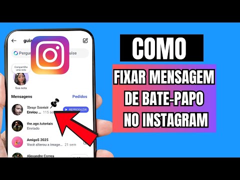 COMO FIXAR CONVERSA NO INSTAGRAM