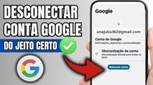 COMO DESLOGAR UMA CONTA GOOGLE NO CELULAR