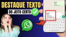 COMO DESTACAR TEXTO NO WHATSAPP