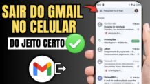 COMO DESLOGAR GMAIL DO CELULAR