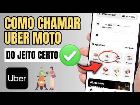 COMO CHAMAR UBER MOTO