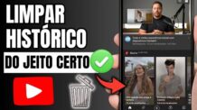 COMO APAGAR HISTORICO DO YOUTUBE