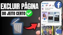 COMO EXCLUIR UMA PAGINA NO FACEBOOK