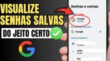 COMO VER SENHAS SALVAS NO GOOGLE