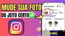 APRENDA A MUDAR SUA FOTO DE PERFIL NO INSTAGRAM