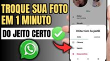 APRENDA A TROCAR A FOTO DO PERFIL NO WHATSAPP