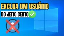 COMO EXCLUIR UM USUĂRIO NO WINDOWS