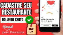 CADASTRAR RESTAURANTE NO IFOOD