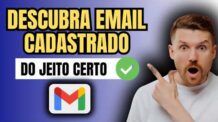 COMO SABER QUAL EMAIL ESTÁ CADASTRADO NO CELULAR