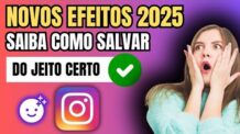 COMO ADICIONAR EFEITOS NO INSTAGRAM 2025