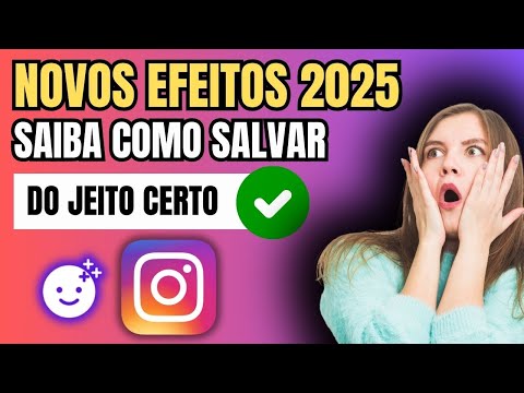 COMO ADICIONAR EFEITOS NO INSTAGRAM 2025
