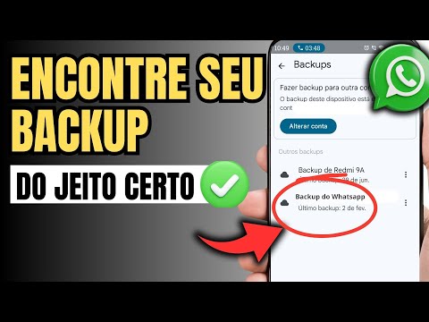 COMO ACHAR O BACKUP DO WHATSAPP NO GOOGLE DRIVE