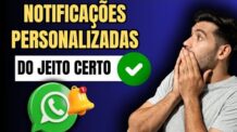 COMO COLOCAR NOTIFICAÇÃO PERSONALIZADA NO WHATSAPP