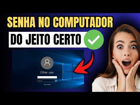 COMO COLOCAR SENHA NO COMPUTADOR 2025