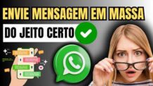 COMO ENVIAR A MESMA MENSAGEM PARA VÁRIAS PESSOAS NO WHATSAPP