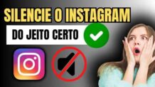 COMO SILENCIAR TODAS AS NOTIFICAÇÕES DO INSTAGRAM