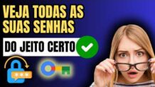 COMO VER AS SENHAS SALVAS NO GOOGLE