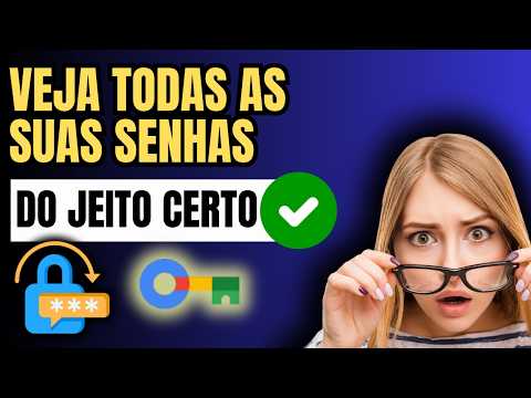 COMO VER AS SENHAS SALVAS NO GOOGLE