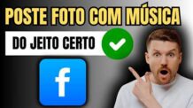 COMO POSTAR FOTO NO FACEBOOK COM MÚSICA