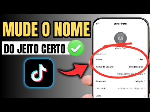 COMO MUDAR O NOME DO PERFIL DO TIK TOK