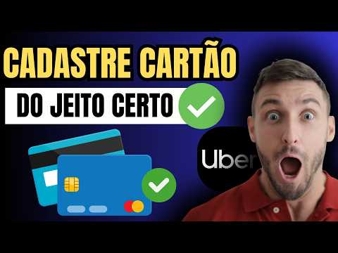 COMO CADASTRAR CARTÃO DE CRÉDITO NO UBER