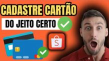 COMO CADASTRAR CARTÃO DE CRÉDITO NA SHOPEE