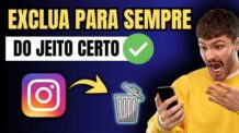 COMO DELETAR CONTA DO INSTAGRAM PARA SEMPRE