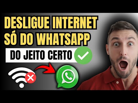 COMO DESLIGAR INTERNET SÓ DO WHATSAPP NO CELULAR
