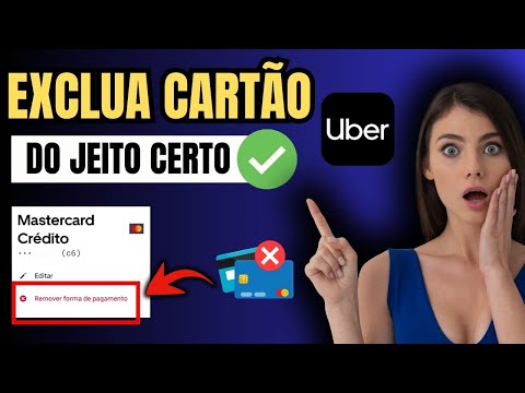 COMO EXCLUIR CARTÃO DO UBER