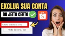 COMO EXCLUIR MINHA CONTA SHOPEE
