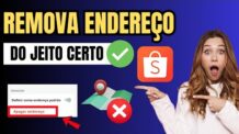 COMO TIRAR O ENDEREÇO PADRÃO DA SHOPEE