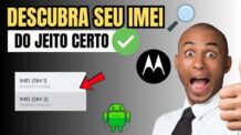 COMO DESCOBRIR O IMEI DO CELULAR MOTOROLA