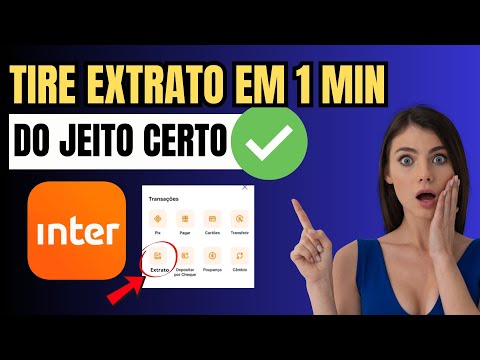 COMO TIRAR EXTRATO DO BANCO INTER PELO CELULAR