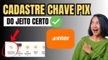 COMO CADASTRAR CHAVE PIX NO INTER