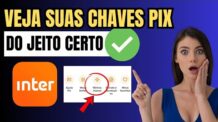 COMO VER CHAVE PIX NO INTER