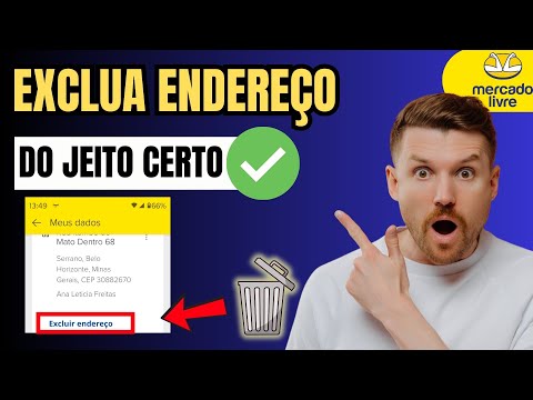 COMO EXCLUIR ENDEREÇO NO MERCADO LIVRE
