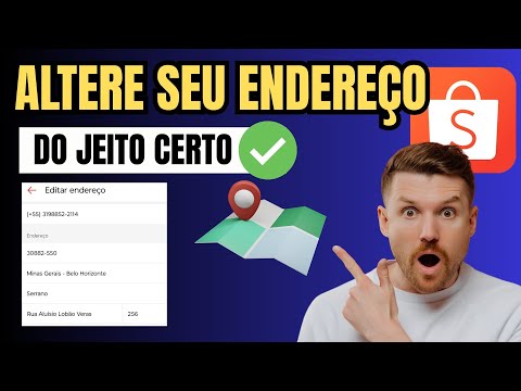 COMO ALTERAR ENDEREÇO SHOPEE